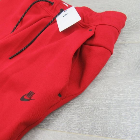 Nike Sportswear Tech Fleece Jogger Pants Men's Size XXL Gym Red NEW - Picture 4 of 12